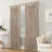 Fernandes Distressed Velvet Semi-Sheer Tab Top Curtain Panel-1237180733-1237180734