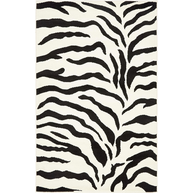 Testerman Animal Print Indoor Rug, Rectangle 3'3" x 5'3"