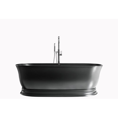 Heritage 70.9 " L x 31.5 " W Freestanding and Mounting / Installation Required Soaking Solid Surface Bathtub