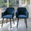 Aggarwal 48 cm H Velvet Armchair-1629086339-1623455468
