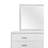 ALMERA GLITTER WHITE MIRROR