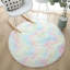 Tapis rond à poils longs Syrja-262927923