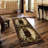 Lodge Area Rug 2'7" X 7'3" - Hunting Bear Inspired Design, Stain- 100% Polypropylene, Jute Backing, , Brown, Made In Turkey 2.7' 7.3' Runner Stain Polypropylene & For High Traffic Areas, Pet Safe,-837354854