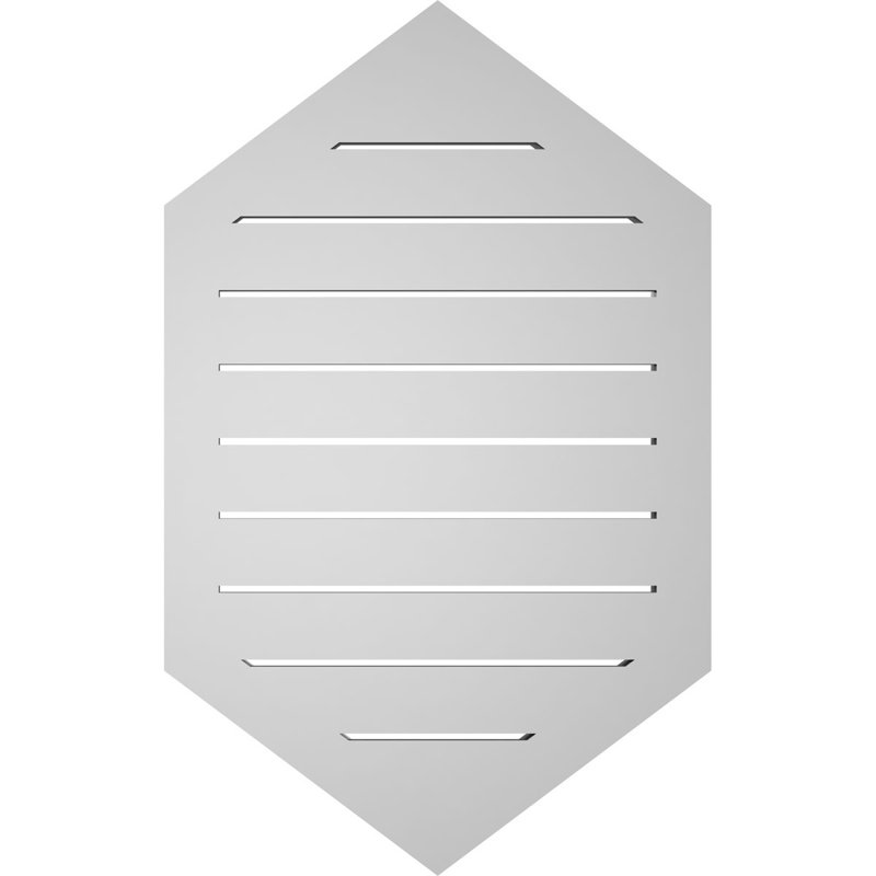Pente verticale verticale en uréthane 9 pi, H 32 po x l 20 po x P 1,5 po