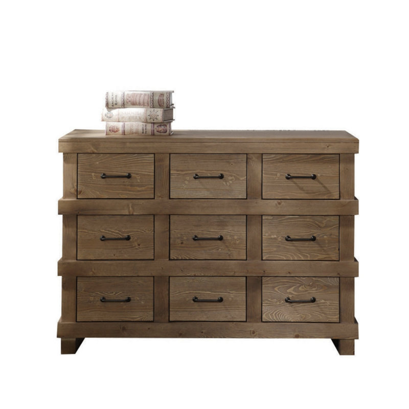 Commode avec chêne pour chambre à coucher