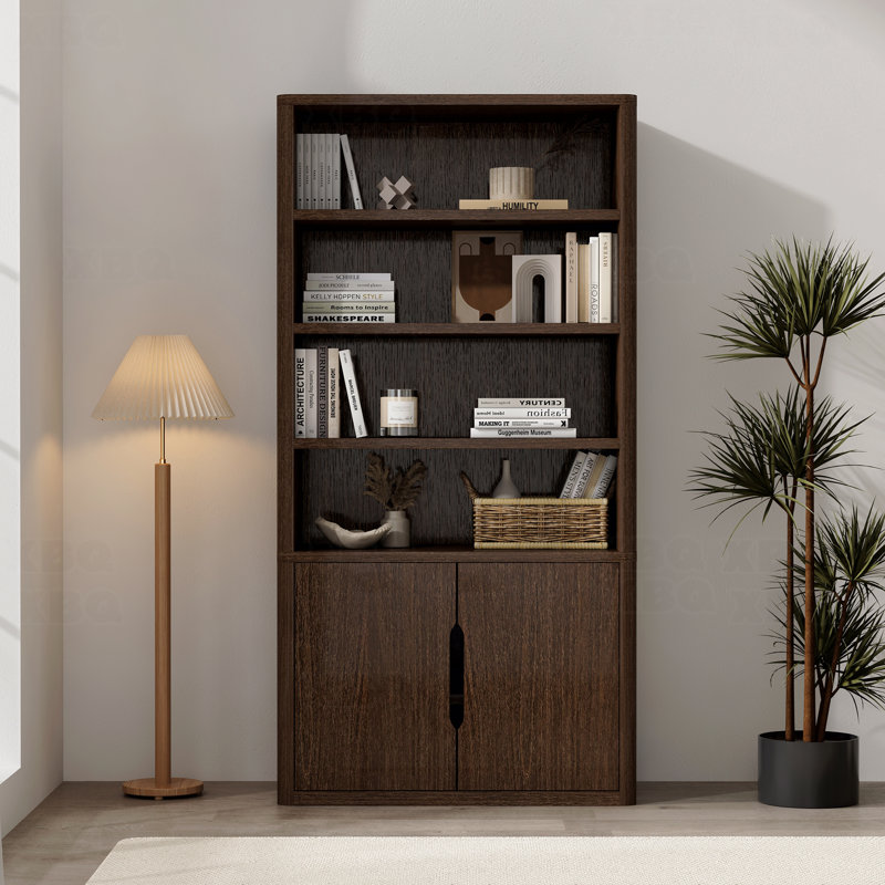 Bibliothèque 40 ", Noyer foncé
