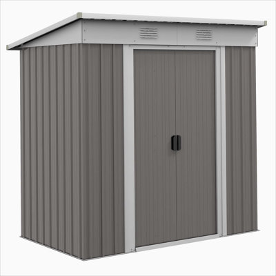 Remise de jardin en métal 6 'x 4' Lean To Garden