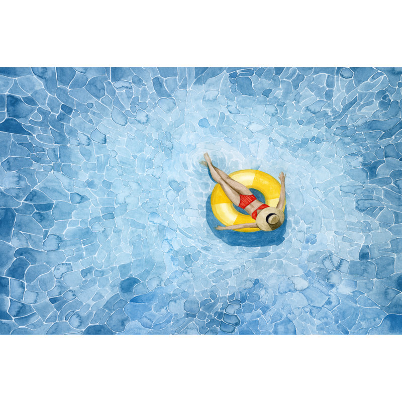 Floating II by Grace Popp - Wrapped Canvas Painting, 51cm H x 76cm W