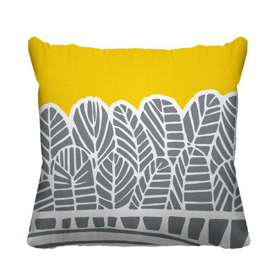 Housse de coussin Zeke Abstract Tribal Feathers