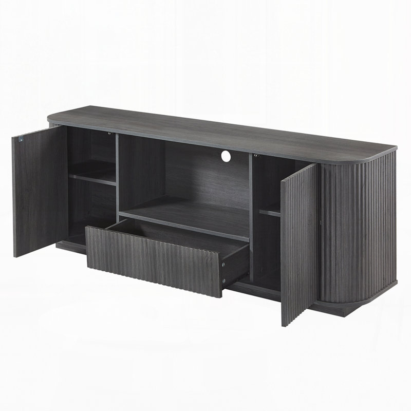 Meuble télé moderne pour le salon, Noir