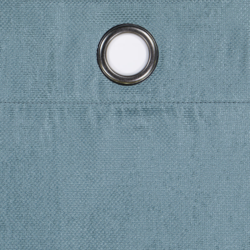 Aniyahlee Polyester Blackout Curtain Panel, Medium Blue, 50" W x 63" L