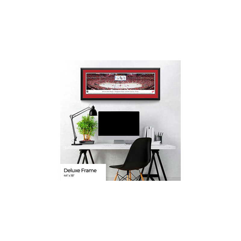 NHL Hockey, H 18 po x l 44 po x P 0,88 po, Rouge