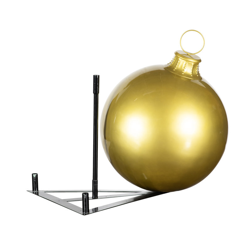 Stand For Set Of 4 Christmas Ball Ornaments, Black (Stand Only)