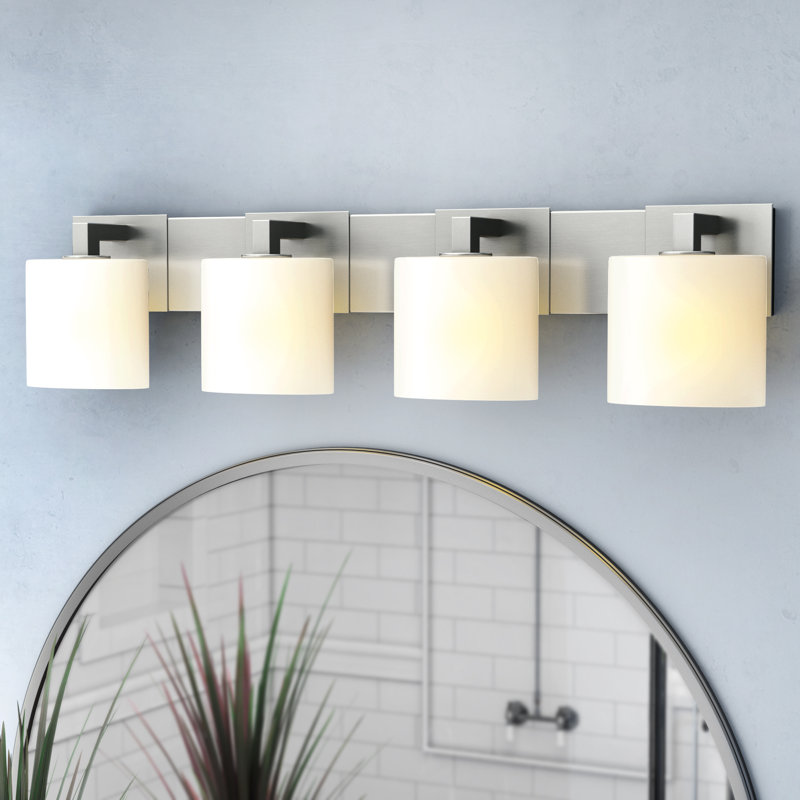 Casson 4 - Light Dimmable Vanity Light, Brushed Nickel, Oval