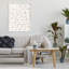 «Beige & White Daisies», estampe numérique, design par Susan Ball-404855434-404855438
