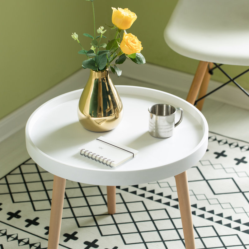 Bassima Single Coffee Table, White