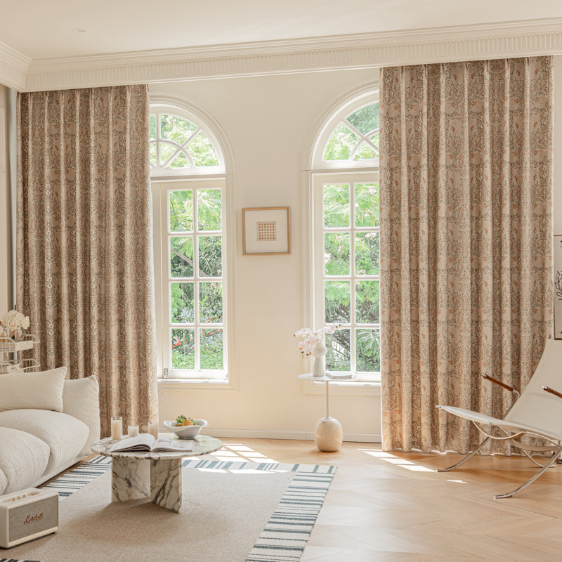 Charlotte Room Darkening Curtain Panel Pair, 50" W x 96" L