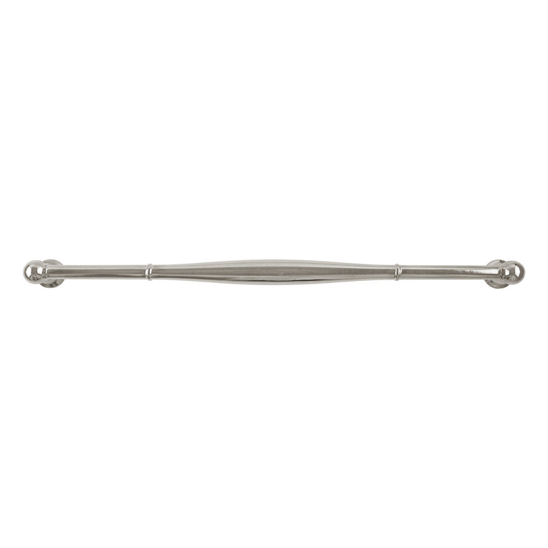 Fuller Collection Handle Pull - Traditional Hardware for Drawers & Cabinets, Polished Nickel, 12"