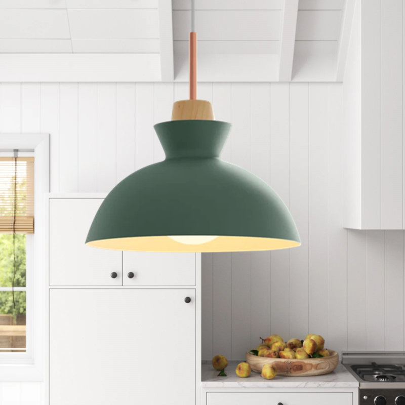 1 - Light Single Dome Pendant Light