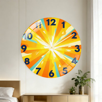 Horloge murale Sunburst