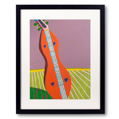 Dulcimer Print by Sue Graef