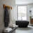 Teak 4-Hook Wall-Mounted Coat Rack