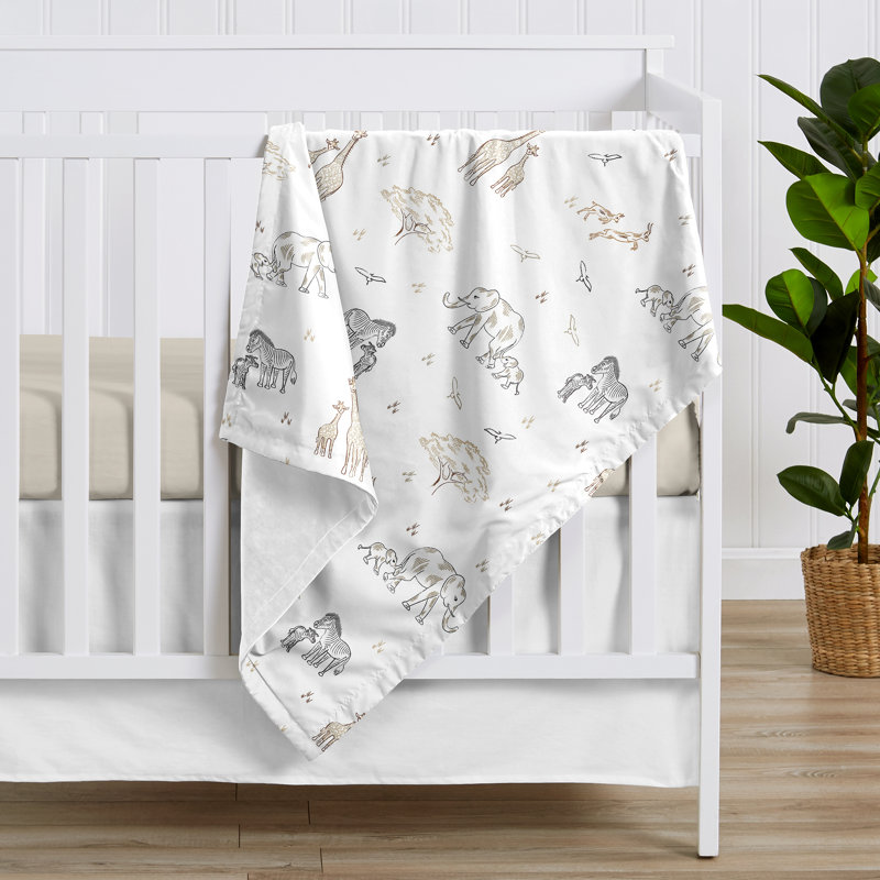 Couverture pour bébé Serengeti par Sweet Jojo Designs