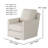 Swivel Glider Armchair-67820081