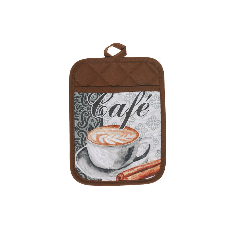 Support à casserole avec poche (café au lait) - ensemble de 6