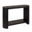 Geib Modern Black Rounded-Edge Console Table