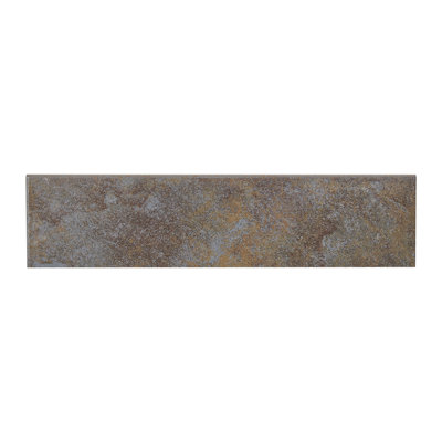 Continental Slate 12'' L x 3'' W Porcelain Bullnose Tile Trim