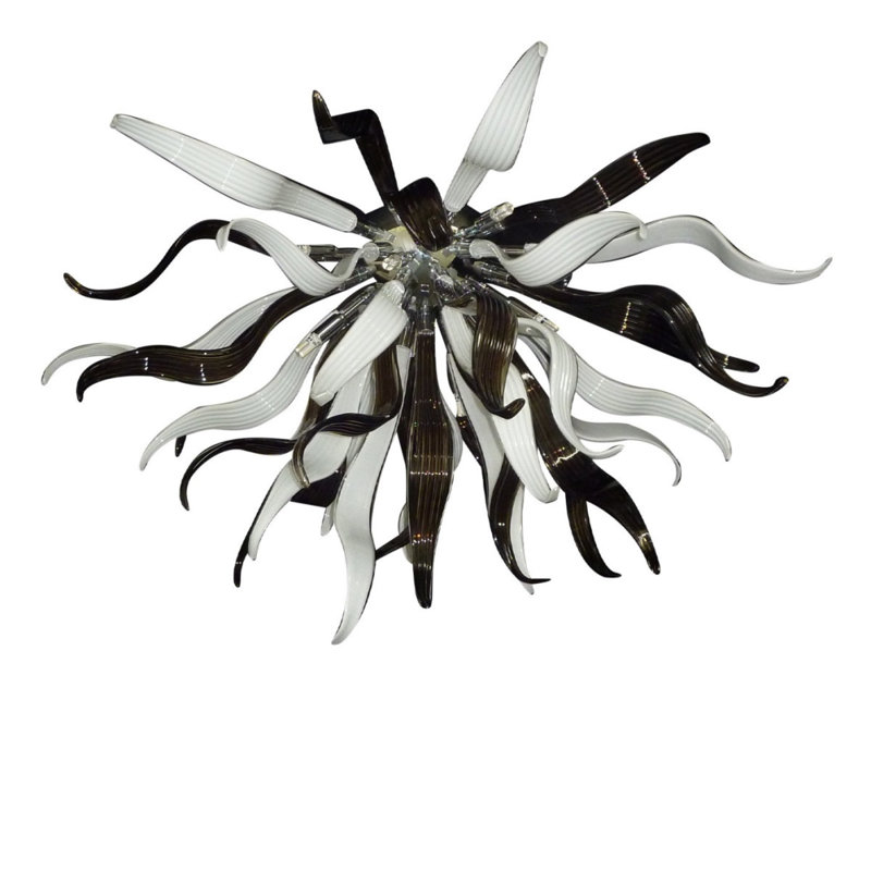 Grand lustre cylindrique à DEL Dalano Dama, Mauve / rose, 55" Width x 55" Depth x 45" Height, Bronze doré