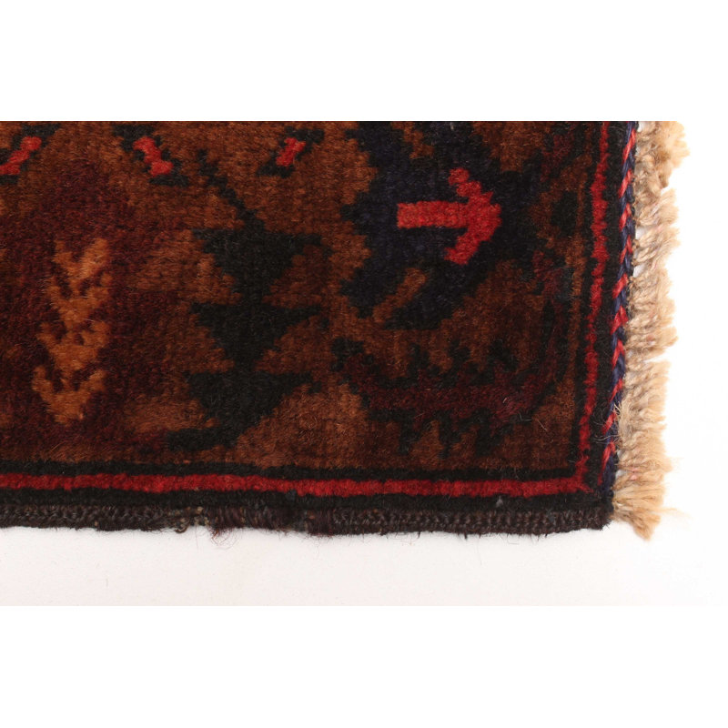 Tapis bleu marine Teimani 3 pi 0 po x 4 pi 9 po