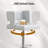 Bar Stool Adjustable Height Faux Leather Upholstered-1038744563