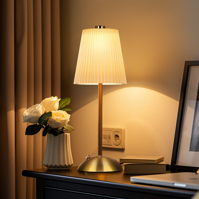 Dimmable Table Lamp Cordless Rechargeable Touch Control LED Desk Lamp for Bedroom Dining Table Counter