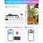 8CH DVR Security Camera System, 4pcs 1080P Dome Outdoor Security Cameras, Motion Detection