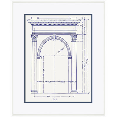 White Arch Figure 4 Framed