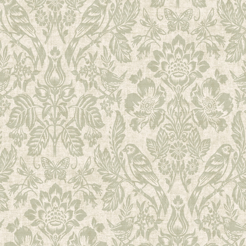10.05m x 53cm Matte Shimmer Wallpaper Roll, Green