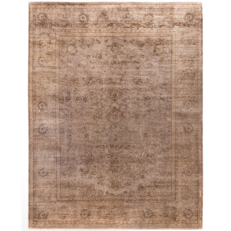 Overdyed One-of-a-Kind 8' 1" X 10' 5" Hand Knotted Area Rug