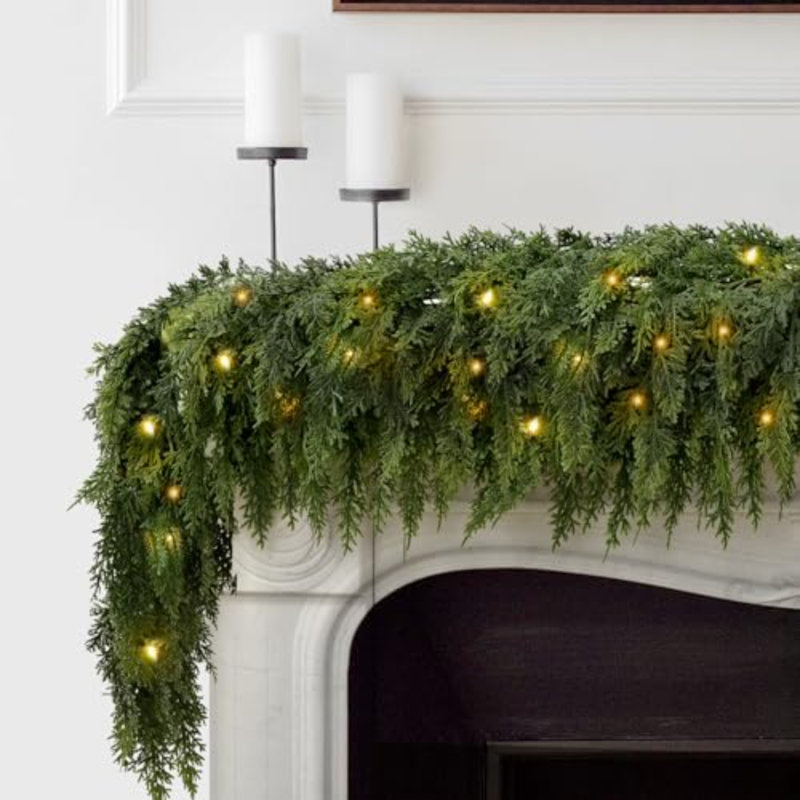 108 " Pre-Lit Cedar Garland, 72" L