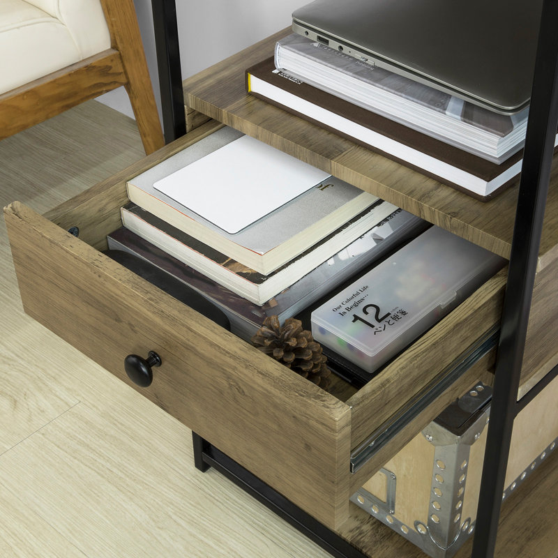 Hazlehurst Metal Base Writing Desk
