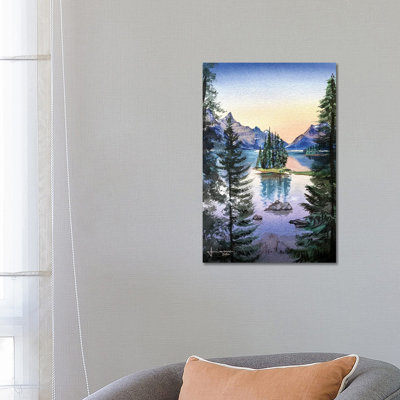 Pine 1 Piece Wrapped Canvas Wall Art