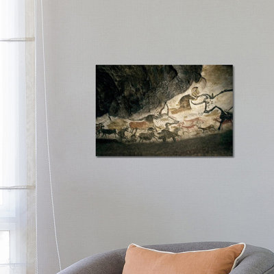 «Lascaux II Cave», reproduction d'art mural, reproduction d'art sur toile tendue