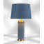 Cylinder 55cm Metal Ceramic look Table Lamp-47219207-47219204