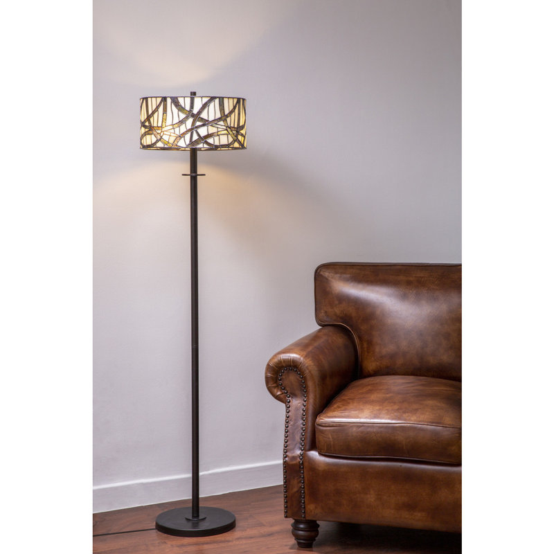 Mundelein 147cm Bronzed Traditional Floor Lamp