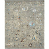 Illusion Weave Hand Knotted Abstract Area Rug