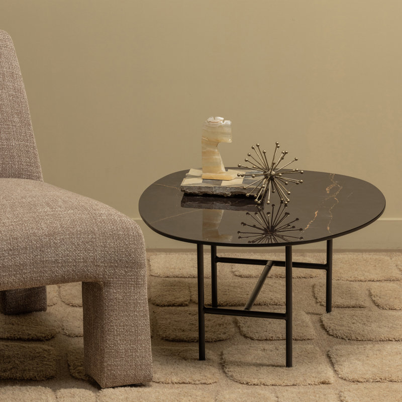 Vajen Four Leg Coffee Table, 38cm H x 70cm W x 70cm D