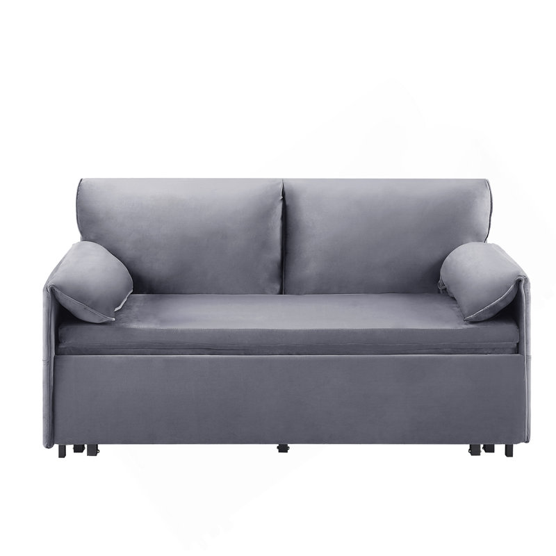 63 Inch Bed Variable Sofa Bed With Double Armrest ,Comfortable Large Bed