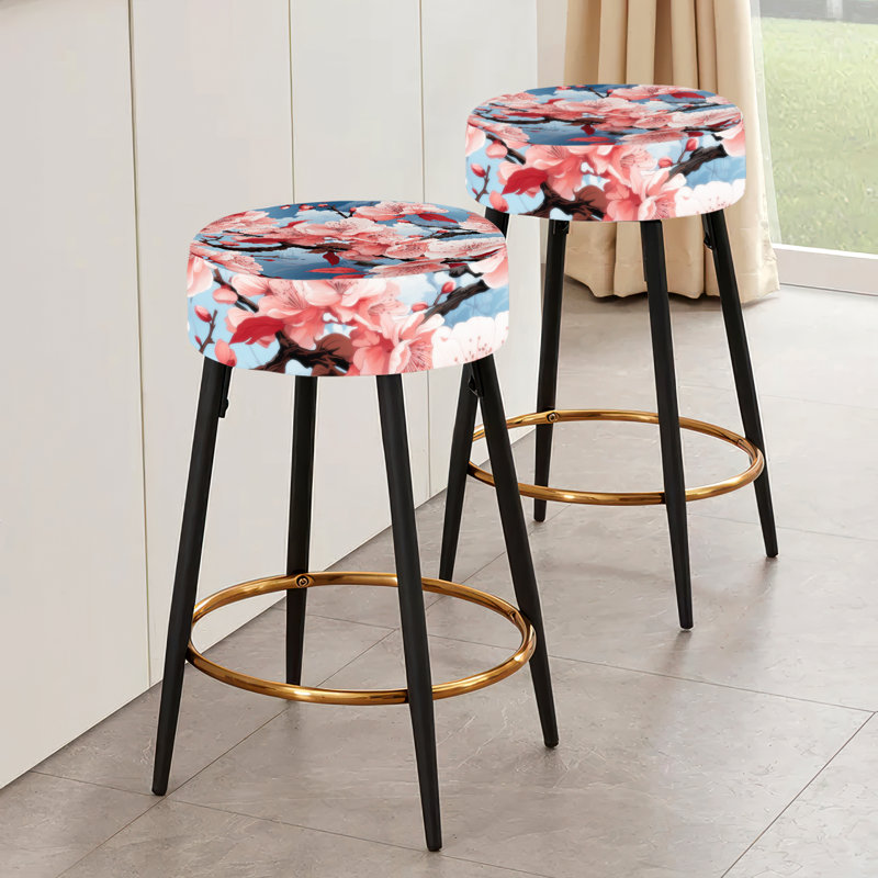 Ensemble de 2 tabourets de bar Cherry Blossom Bliss