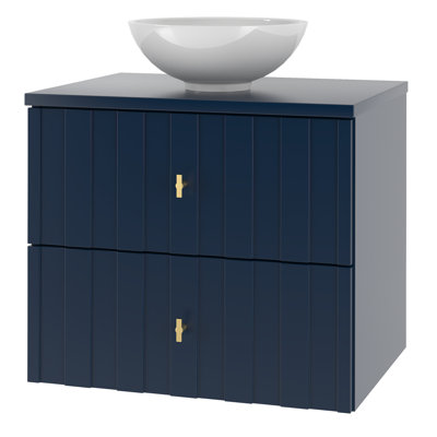 Annemien 1549.4mm Single Bathroom Vanity with Vessel Ceramic Basin